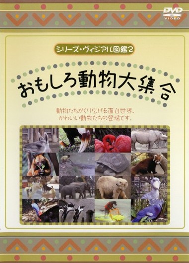 シリーズ ヴィジアル図鑑 2 動物園の人気者と動物の珍プレー集 おもしろ動物大集合 動物映像決定版 キッズビデオ 宅配dvdレンタルのtsutaya Discas