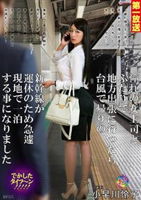 憧れの女上司とふたりで地方出張に行ったら台風で帰りの新幹線が運休のため急遽現地で一泊　小早川怜子する事になりましたの画像