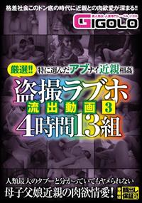 厳選！！特に選んだアブナイ近親相姦　盗撮ラブホ流出動画３　４時間１３組の画像