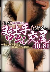 ぷっくり肉厚恥丘！まん土手おばさんの中出し交尾～もっこり下半身と鶏冠のような陰毛～　４０人８時間の画像