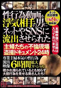 性行為動画を浮気相手の男にネットやＳＮＳに流出させられた　主婦たちの不倫現場盗撮ドキュメント２４時専業主婦本気の性行為流出映像６時間拡大スペシャルの画像