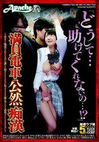 『どうして・・・助けてくれないの・・・！？』満員電車公然痴漢～堂々と痴漢されているのに誰にも助けてもらえない女はそのまま挿入されても必死でこらえるだけ～の画像