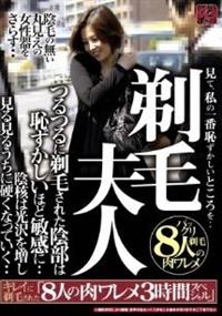 剃毛夫人　見て、私の一番恥ずかしいところを・・　つるつるに剃毛された陰部は恥ずかしいほど敏感に・・　キレイに剃毛された　８人の肉ワレメ３時間スペシャルの画像