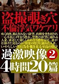 盗撮覗き穴不倫浮気ワケアリ過激映像２　４時間２０篇の画像