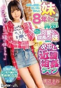 「お兄ちゃん、また一緒に住めるね！」両親の離婚で幼い頃に別れた妹と８年ぶりの再会！　渡辺まおめちゃくちゃ可愛く成長した妹と始まる中出し近親相姦ライフの画像