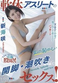 軟体アスリートのすんげえ恥ずかしい開脚・潮吹きセックス！　新海咲の画像